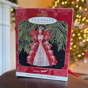 Hallmark Keepsake Holiday Barbie Ornament 1997